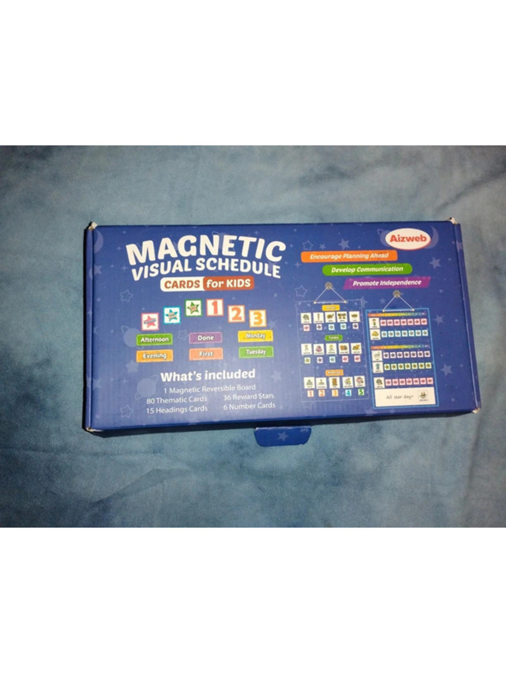 Magnetic visual schedule